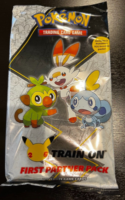 Pokemon TCG First Partner Pack - Galar 3 Jumbo Cards + 2 Booster Packs 820650809613 - Image 1