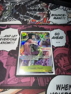 Kouzuki Hiyori Op06-106 Alt Art / Wings of Captain One Piece Card NM - Image 1