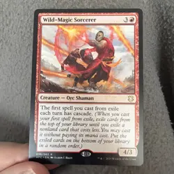 MTG English Wild-Magic Sorcerer NM Normal Commander 2021 Forgotten Realms - Image 1
