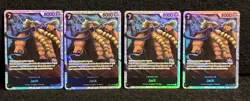 One Piece Card Game Jack OP08-084 SR English Playset X4! TWO LEGENDS OP TCG - Image 1