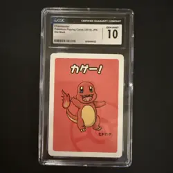 2019 Pokemon Japanese Playing Cards Old Maid Charmander, CGC 10 🔥 - Image 1