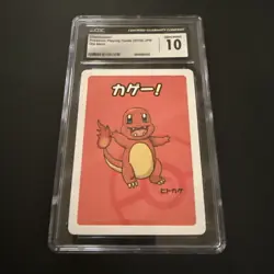2019 Pokemon Japanese Playing Cards Old Maid Charmander, CGC 10 🔥 - Image 2