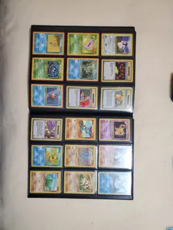 288 WOTC Cards + Binder Pokemon Cards Binder Collection Lot Base Jungle Fossil - Image 5
