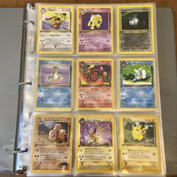 Pokemon Wotc 99 Card Vintage Binder Lot All 1st Edition Base Rocket Gym Neo NM - Image 1
