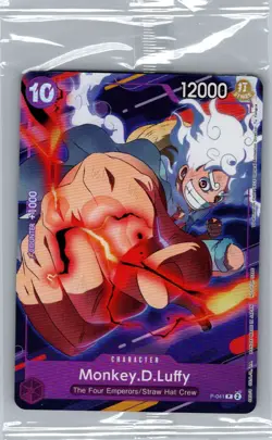 Monkey.D.Luffy (CS 2024 Participation) P-041 English - One Piece Card - Sealed - Image 1