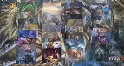 81 Commander Legends Baldur's Gate CLB Art Series Card Complete set NOT signed - Image 1