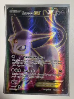 Espeon EX Full Art Holo Rare Pokemon TCG Card 117/122 Breakpoint XY - Image 4