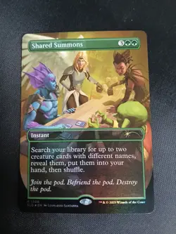 Shared Summons *FOIL* Secret Lair Drop NM MTG - Image 1