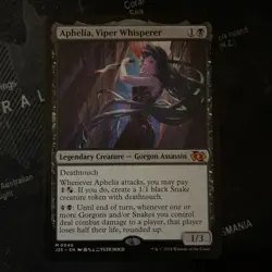 Aphelia, Viper Whisperer MTG Foundations M 0040 - Image 1