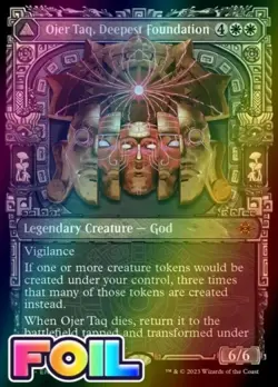 Ojer Taq Deepest Foundation Temple of Civilization LCI MTG 314 FOIL SHOWCASE - Image 1