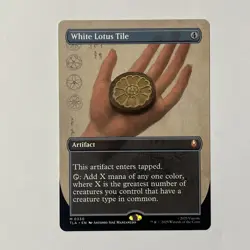 mtg -White Lotus Tile M0330 Reg (Borderless) Avatar Magic the Gathering NM - Image 2