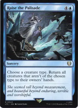 MTG Raise the Palisade (23) | NM | Commander: The Lord of the Rings {LTC} - Image 1