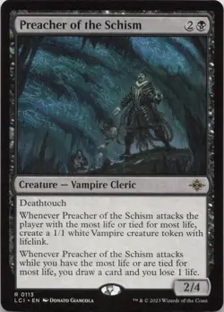 Preacher of the Schism R The Lost Caverns of Ixalan 113 - LP MTG - Image 1