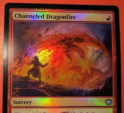MTG - *CHANNELED DRAGONFIRE* TARKIR DRAGONSTORM, #0102, FOIL / NM UNCOMMON - Image 2