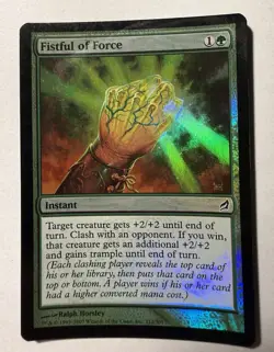 Magic the Gathering -MTG- Fistful of Force Foil MP/HP Curl Lorwyn - Image 1