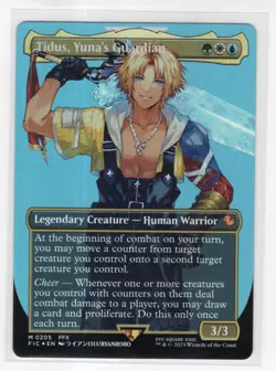 MTG Final Fantasy Commander Foil Mythic #0205 Tidus Yuna's Guardian - Image 1