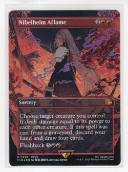 MTG Final Fantasy Foil Mythic #0339 Nibelheim Aflame - Image 1