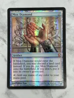 Mox Diamond MTG Magic the Gathering Foil Holo FTV From the Vault: Relics - Image 3