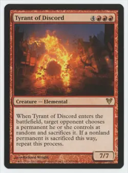 MTG Avacyn Restored Tyrant of Discord #162/244 Rare - Image 1