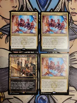 4x Riveteers Ascendancy (1 is Showcase) - NM/M SNC English MTG Magic - Image 1