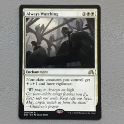 Always Watching 1/297 Rare- Shadows over Innistrad MTG 2016 Magic The Gathering - Image 1