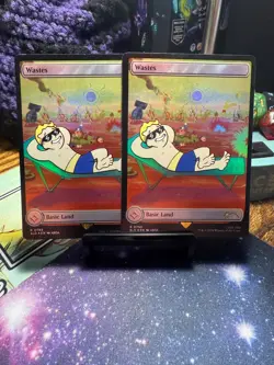 Wastes - Full Art (Rainbow Foil) Secret Lair Drop (FoiL), #0795, 2 Pack!!! - Image 1