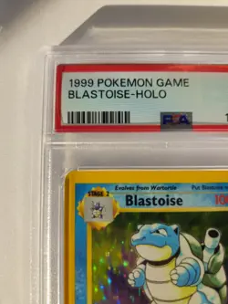 1999 POKEMON GAME #2 BLASTOISE-HOLO 2/102 PSA 4 VG-EX - Image 3