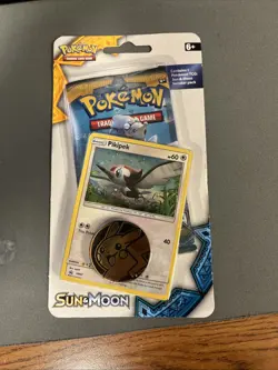 Sun and Moon Base Checklane Blister Booster Pack Pokemon Trading Card Game TCG - Image 1