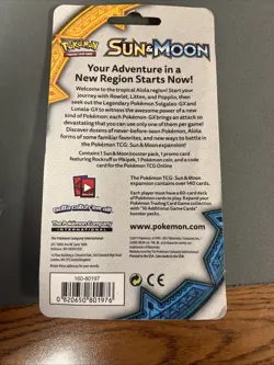 Sun and Moon Base Checklane Blister Booster Pack Pokemon Trading Card Game TCG - Image 2