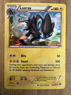 Luxray - 46/122 - Cracked Ice Holo Theme Deck Exclusive VLP Pokemon Theme - Image 1