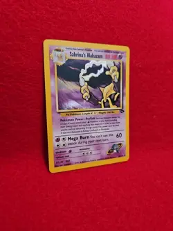 Pokemon TCG Gym Challenge Sabrina's Alakazam Holo 16/132 Near Mint - Image 2