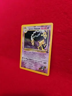 Pokemon TCG Gym Challenge Sabrina's Alakazam Holo 16/132 Near Mint - Image 3