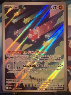 Minior 201/182 Pokemon TCG Paradox Rift Illustration Rare NM/Mint Condition - Image 1