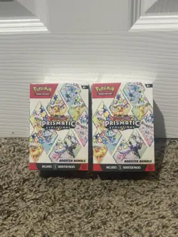 Pokemon TCG Prismatic Evolutions Booster Bundle Lot of 2 Factory Sealed - Image 1
