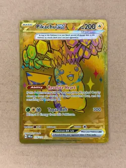2025 Pokemon SV Prismatic Evolutions PRE EN Pikachu ex #179/131 - Image 1