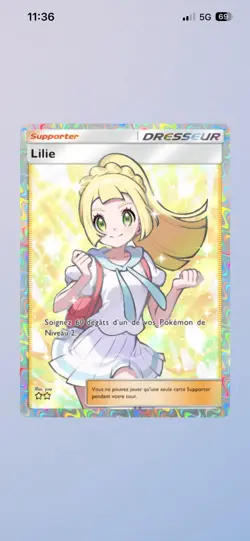 (FR) Lilie Deluxe - Full Art - LILIE EX - Pokemon TCG Pocket PTCGP - Image 1