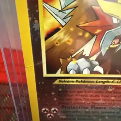 Pokemon TCG WOTC Entei 34 Movie Black Star Promo Reverse Holo SWIRL LP - Image 3