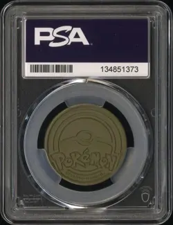 PSA 9 Pikachu Coin Pokemon 2021 Japanese 25th Anniversary Golden Box Promo - Image 2