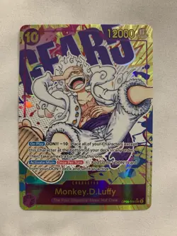 One Piece TCG OP05-119 Monkey D. Luffy Gear 5 Parallel SEC Alt Art English - Image 1