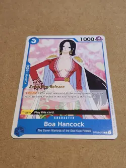 Boa Hancock ST03-013 Super Pre-release Stamp One PIece NM prerelease - Image 1