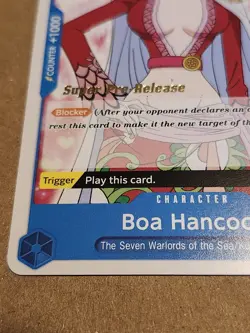 Boa Hancock ST03-013 Super Pre-release Stamp One PIece NM prerelease - Image 4
