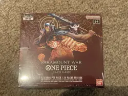 One Piece Paramount War OP02 Booster Box Factory Sealed - Image 1