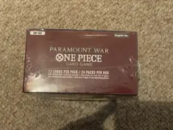 One Piece Paramount War OP02 Booster Box Factory Sealed - Image 2