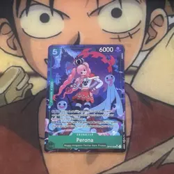 One Piece TCG OP14-033 Perona Alt Art OP14 The Azure Sea's Seven NM ENGLISH - Image 1