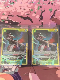 2x Dracule Mihawk OP14-119 SEC Foil | One Piece TCG Azure Sea OP14 NM - Image 1
