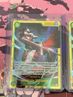 2x Dracule Mihawk OP14-119 SEC Foil | One Piece TCG Azure Sea OP14 NM - Image 2