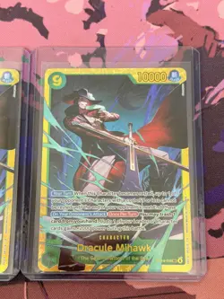 2x Dracule Mihawk OP14-119 SEC Foil | One Piece TCG Azure Sea OP14 NM - Image 3