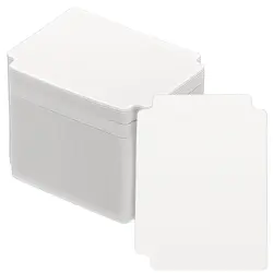 100 Pcs Index Card Dividers Football Trading Card Storage Dividers, White - Image 1