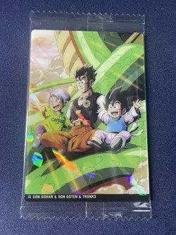 Dragon Ball Z Son Gohan Goten & Trunks Full Art Shenron Anime Card Japan - Image 1