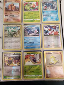 Huge Binder Collection Lot of 180 Pokemon Cards Mixed Basic Stage 1 & 2 Energy - Image 1